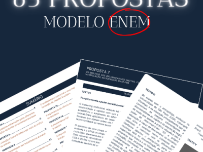 (CAPA) E-book com 65 propostas modelo enem